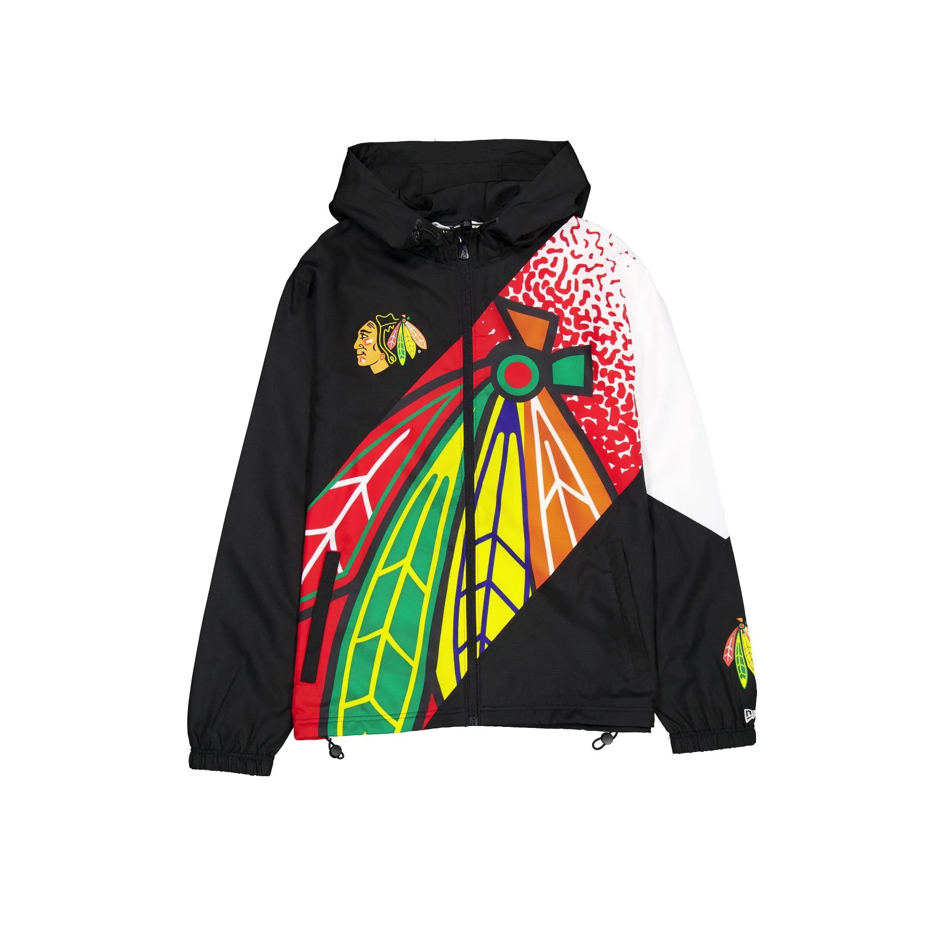 Chicago Blackhawks Sport Classics Color Block Windbreaker sold by New Era
