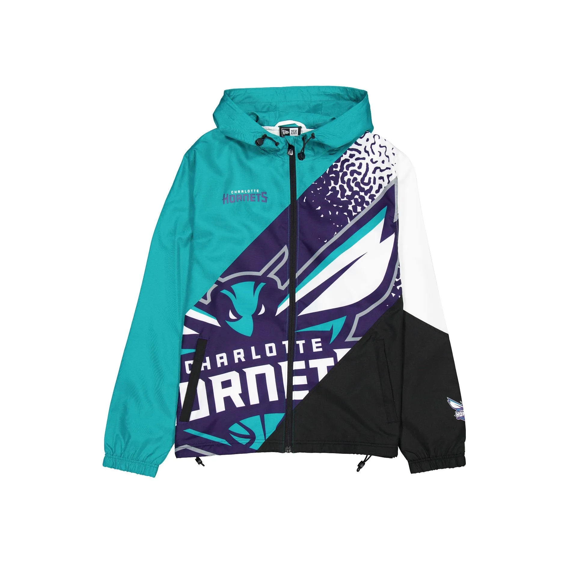 Charlotte Hornets Sport Classics Color Block Windbreaker sold by New Era