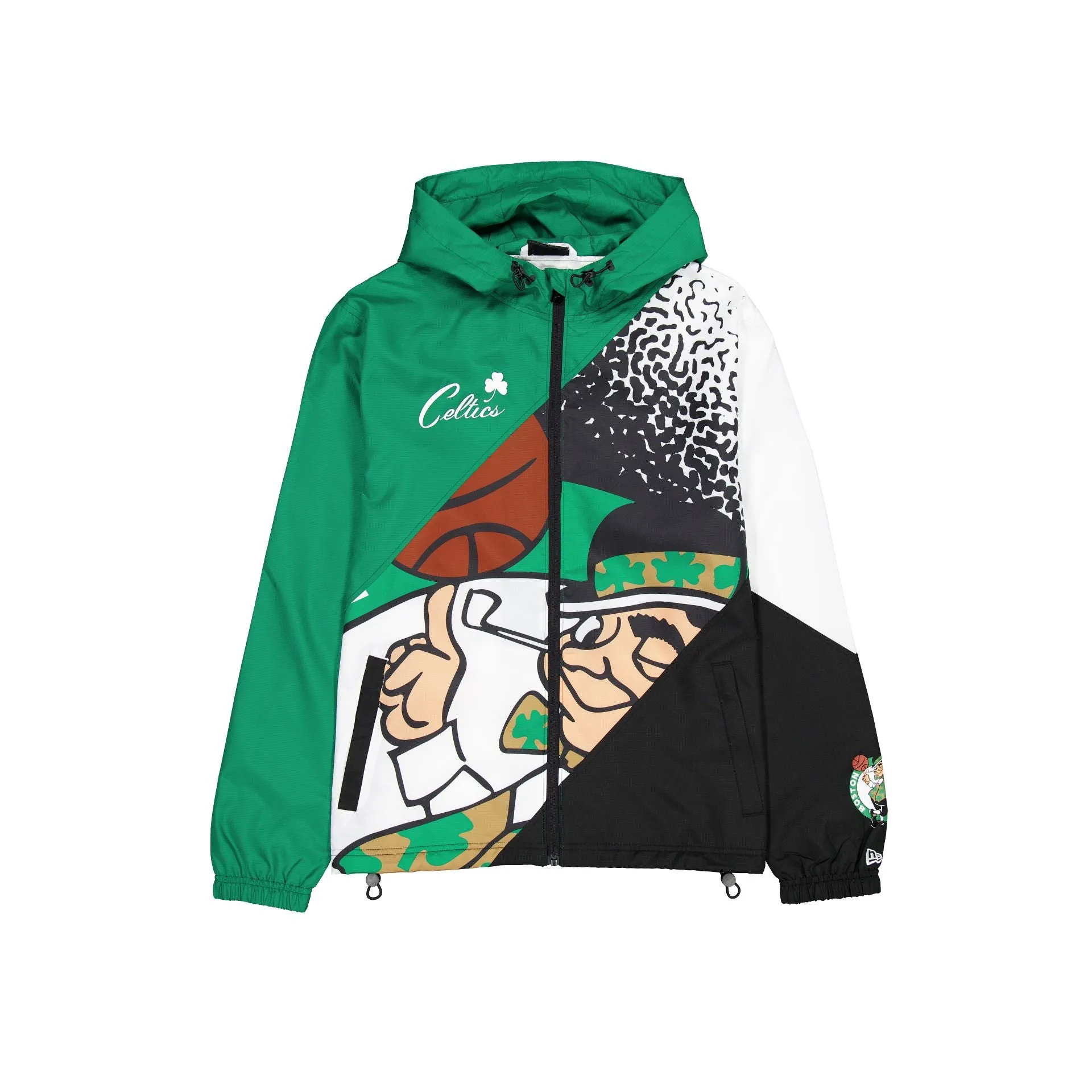 Boston Celtics Sport Classics Color Block Windbreaker sold by New Era