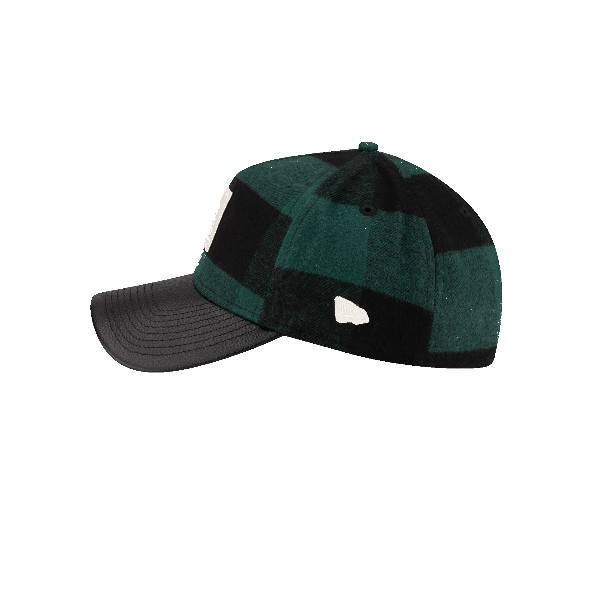 Brand New Era Lumber Plaid Kelly Green 9FORTY A-Frame Adjustable Hat sold by New Era product image thumbnail 4