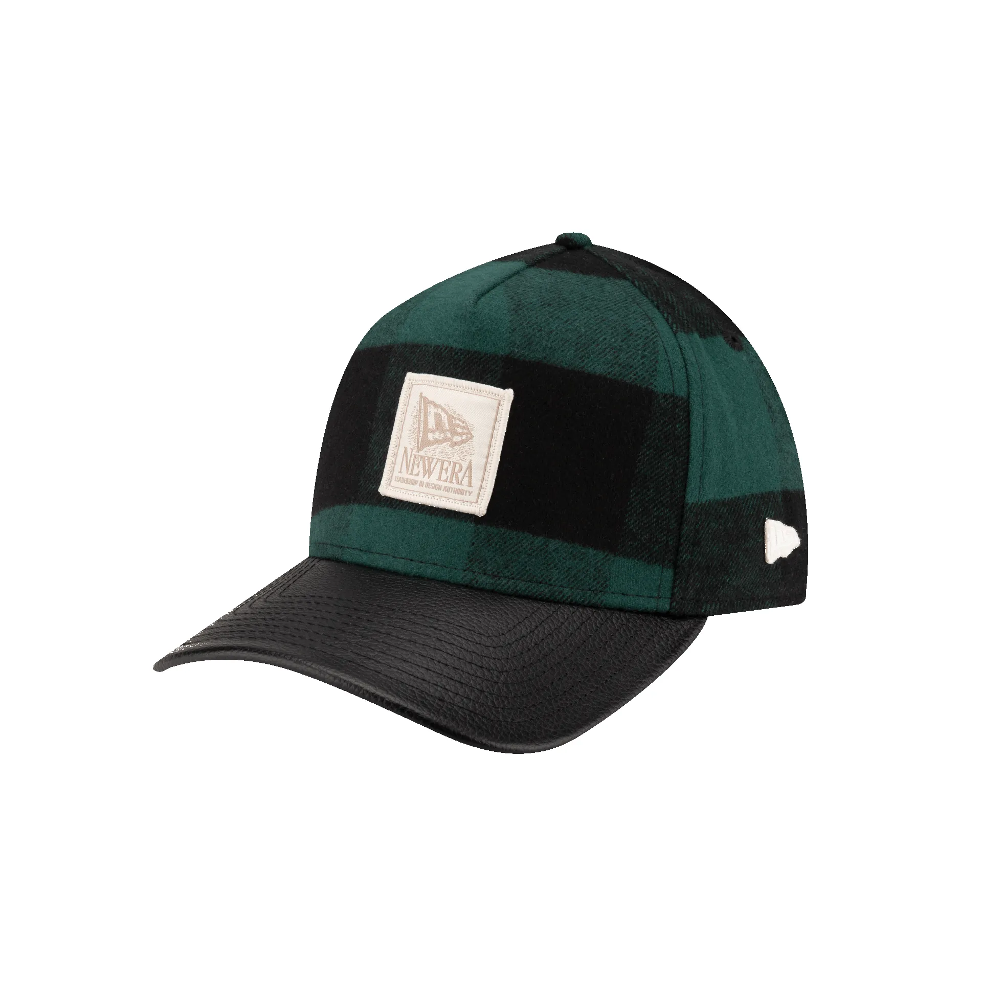 Brand New Era Lumber Plaid Kelly Green 9FORTY A-Frame Adjustable Hat sold by New Era