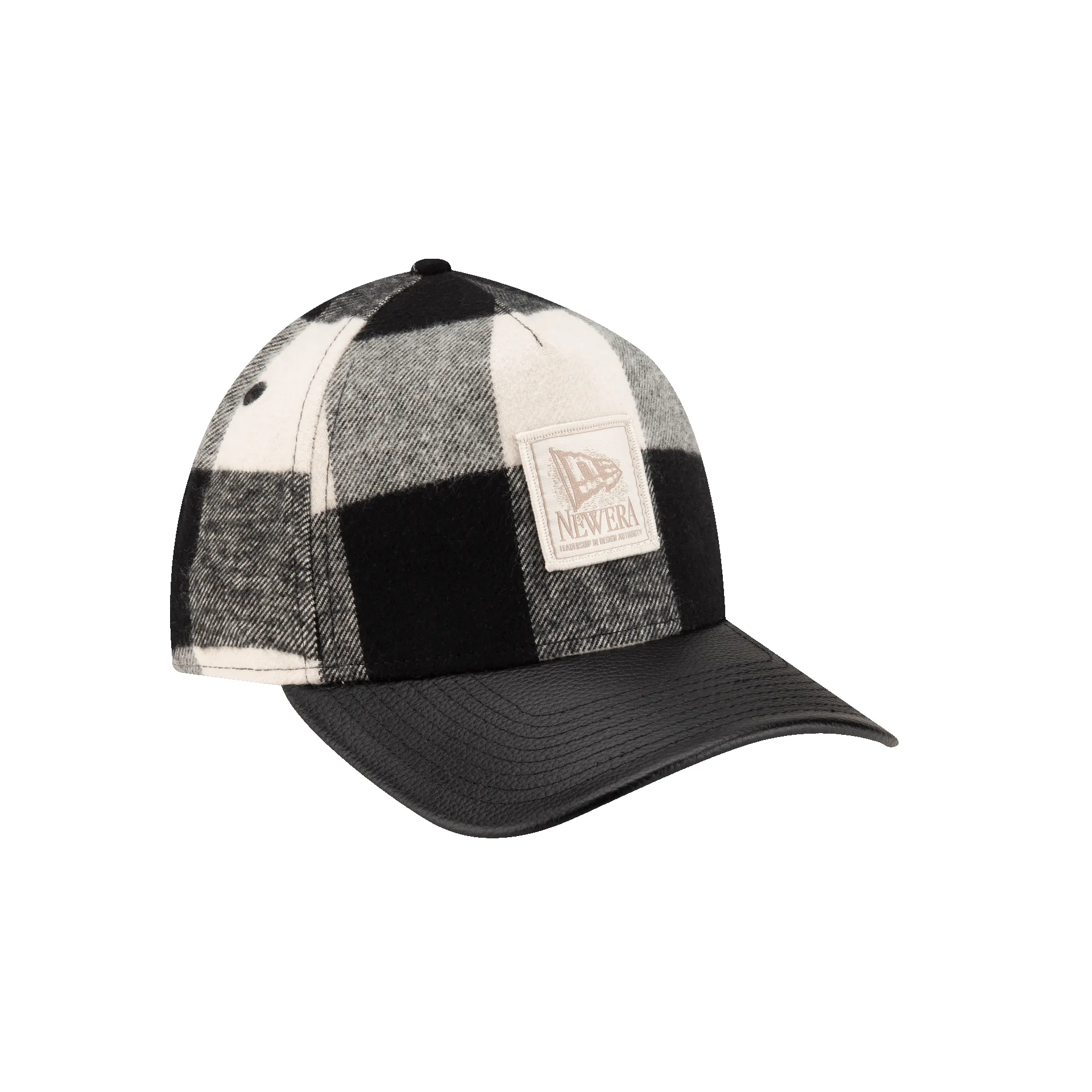 Brand New Era Lumber Plaid College White 9FORTY A-Frame Adjustable Hat sold by New Era product image thumbnail 3