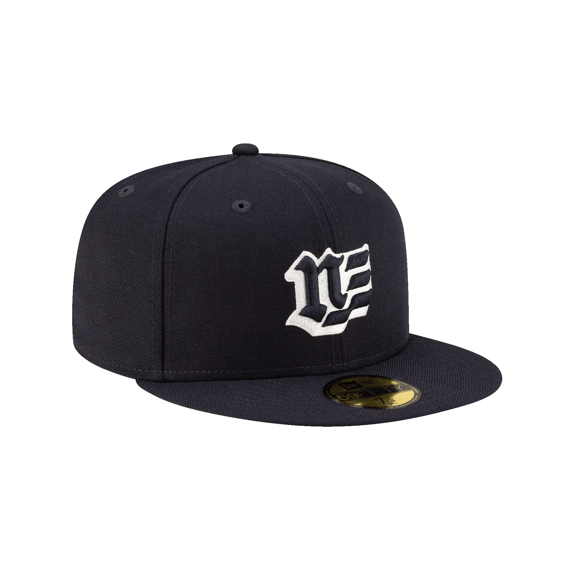 Brand New Era Blackletter Navy 59FIFTY Fitted Hat sold by New Era product image thumbnail 3