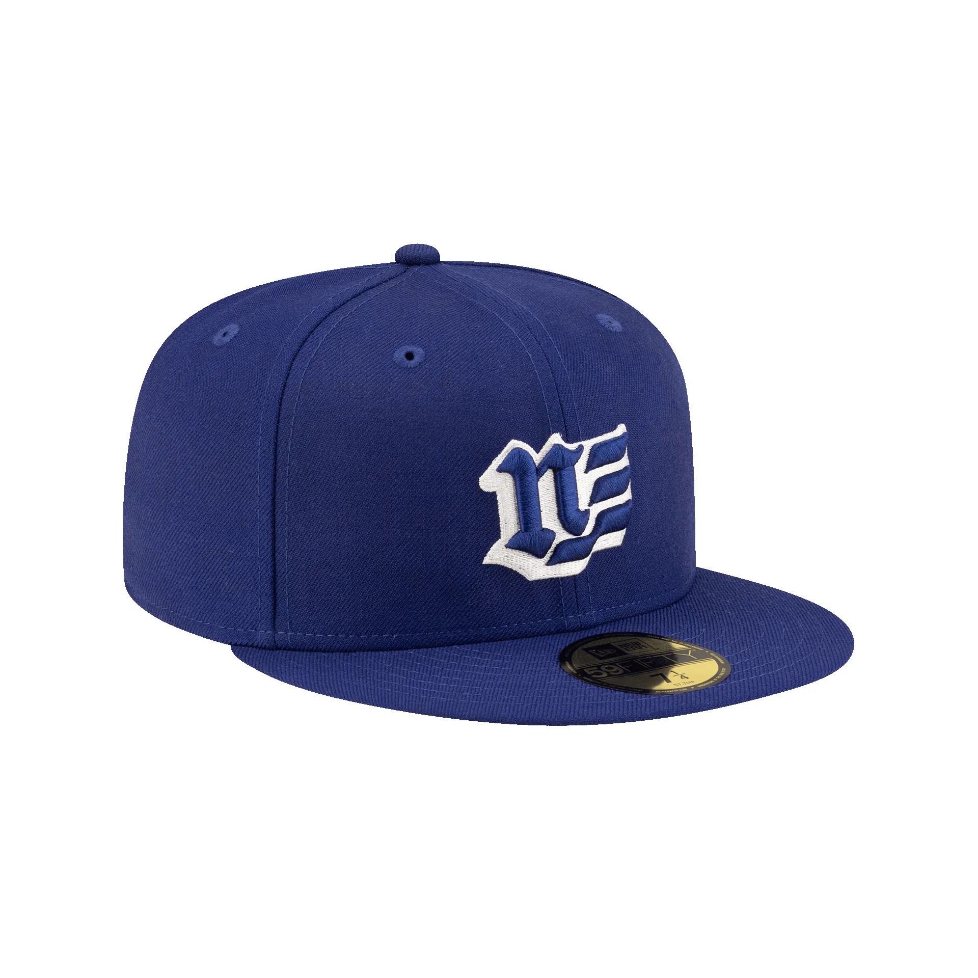 Brand New Era Blackletter Dark Royal 59FIFTY Fitted Hat sold by New Era product image thumbnail 3