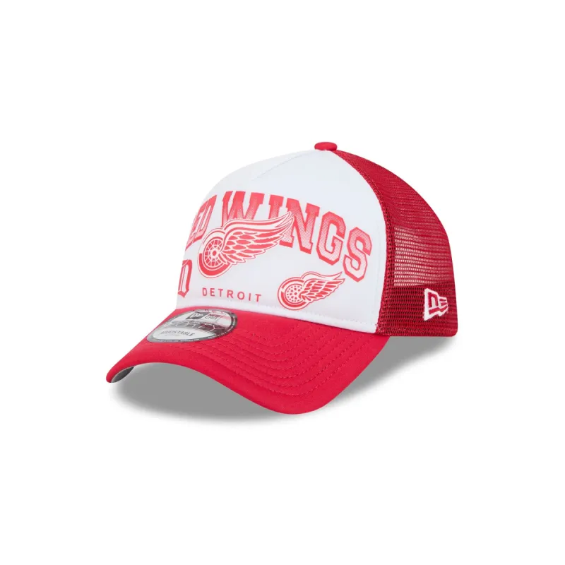 Detroit Red Wings Sport Classics 9FORTY A-Frame Trucker Hat sold by New Era