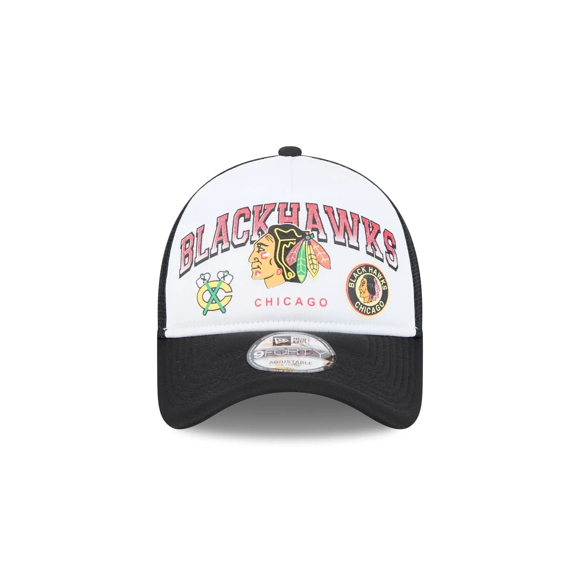 Chicago Blackhawks Sport Classics 9FORTY A-Frame Trucker Hat sold by New Era product image thumbnail 2