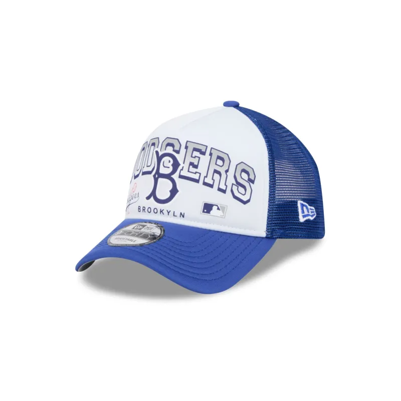 Brooklyn Dodgers Sport Classics 9FORTY A-Frame Trucker Hat sold by New Era