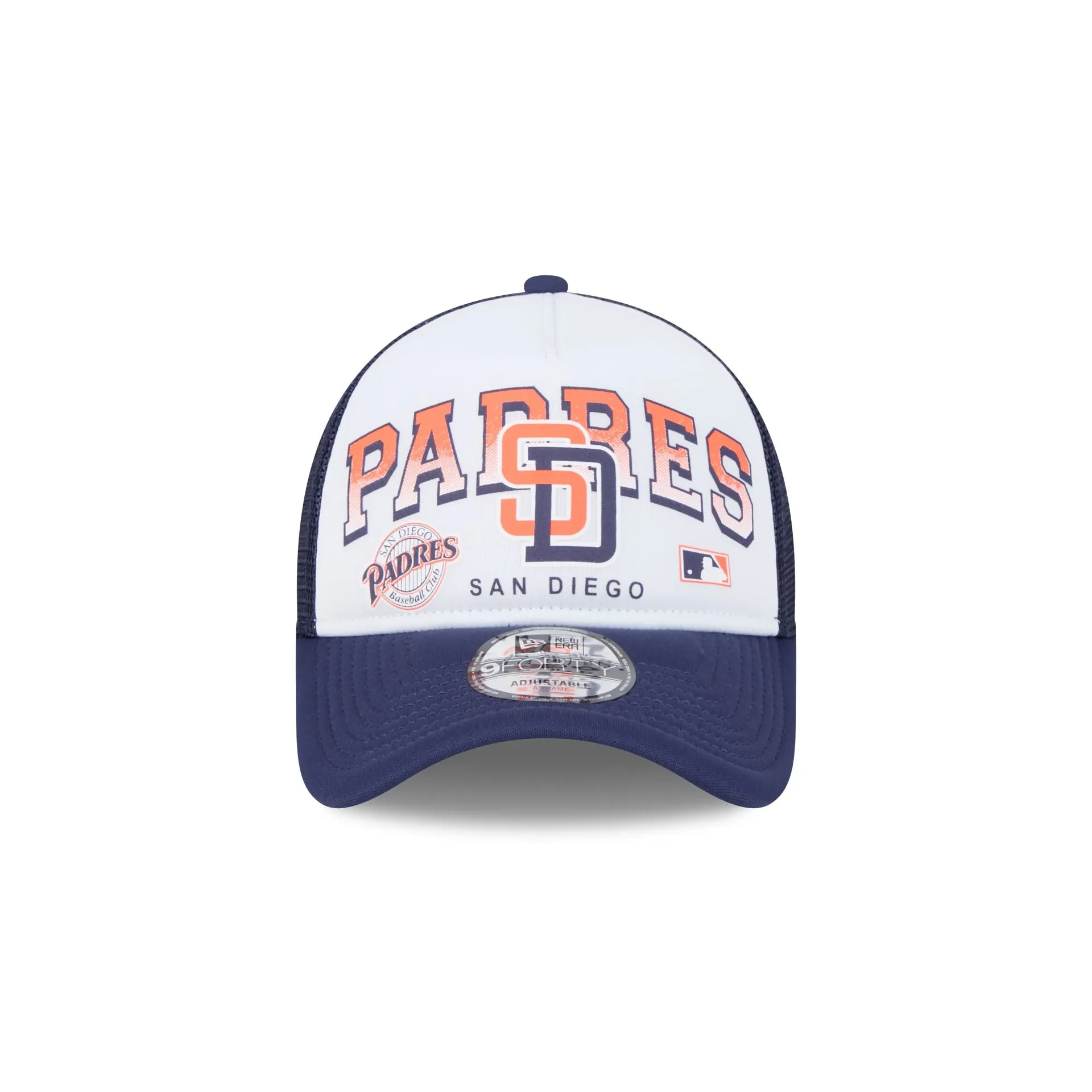 San Diego Padres Sport Classics 9FORTY A-Frame Trucker Hat sold by New Era product image thumbnail 2