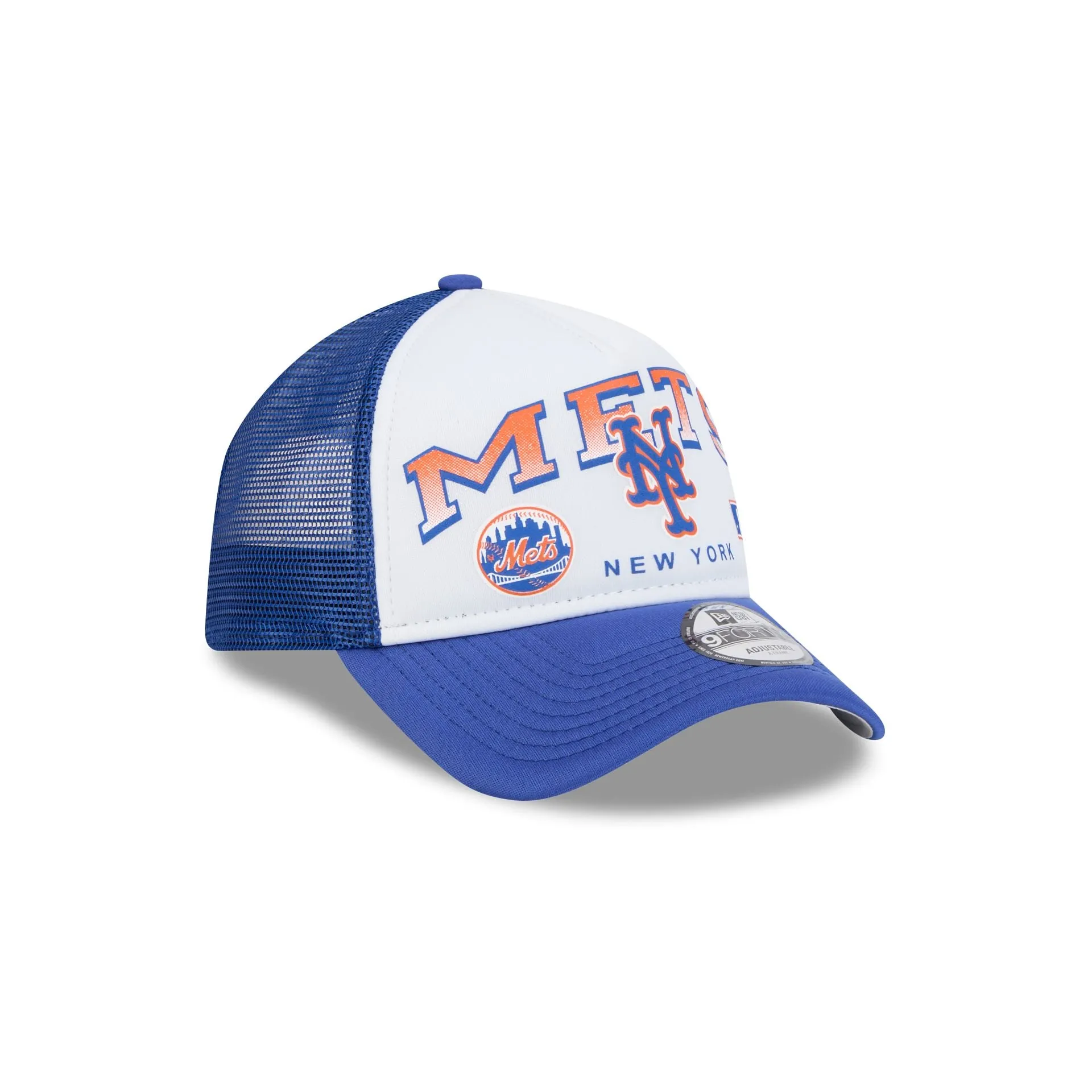 New York Mets Sport Classics 9FORTY A-Frame Trucker Hat sold by New Era product image thumbnail 3
