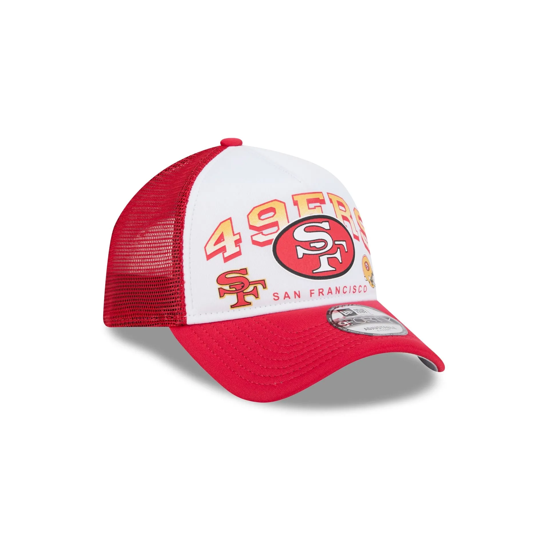 San Francisco 49ers Sport Classics 9FORTY A-Frame Trucker Hat sold by New Era product image thumbnail 3