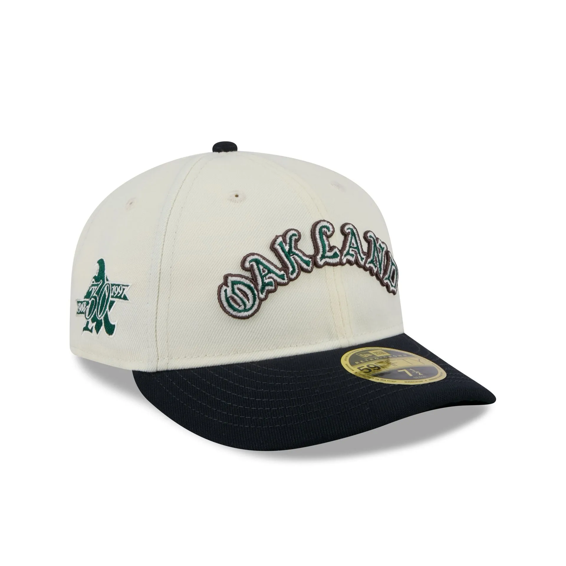 Oakland Athletics Forest Visor Retro Crown 9FIFTY Adjustable Hat sold by New Era