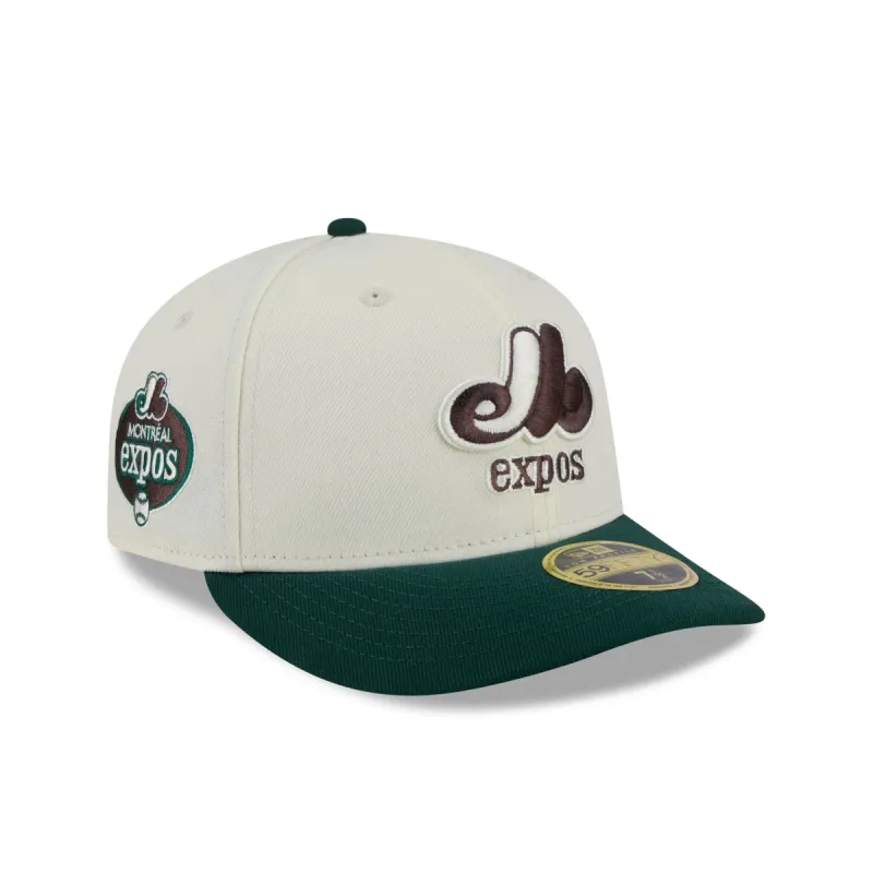 Montreal Expos Mahogany Dust Low Profile 59FIFTY Fitted Hat sold by New Era