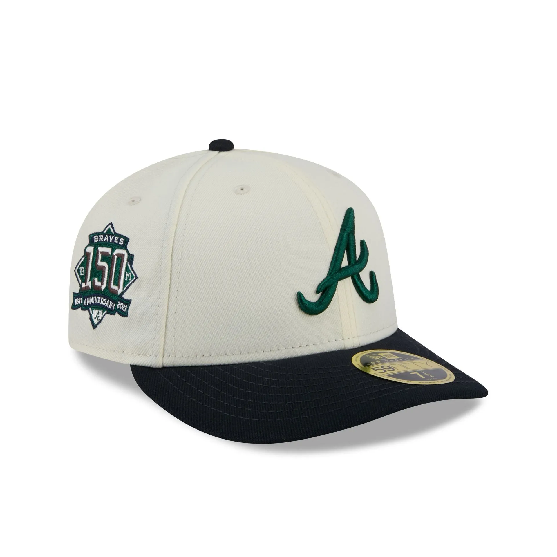 Atlanta Braves Mahogany Dust Low Profile 59FIFTY Fitted Hat sold by New Era