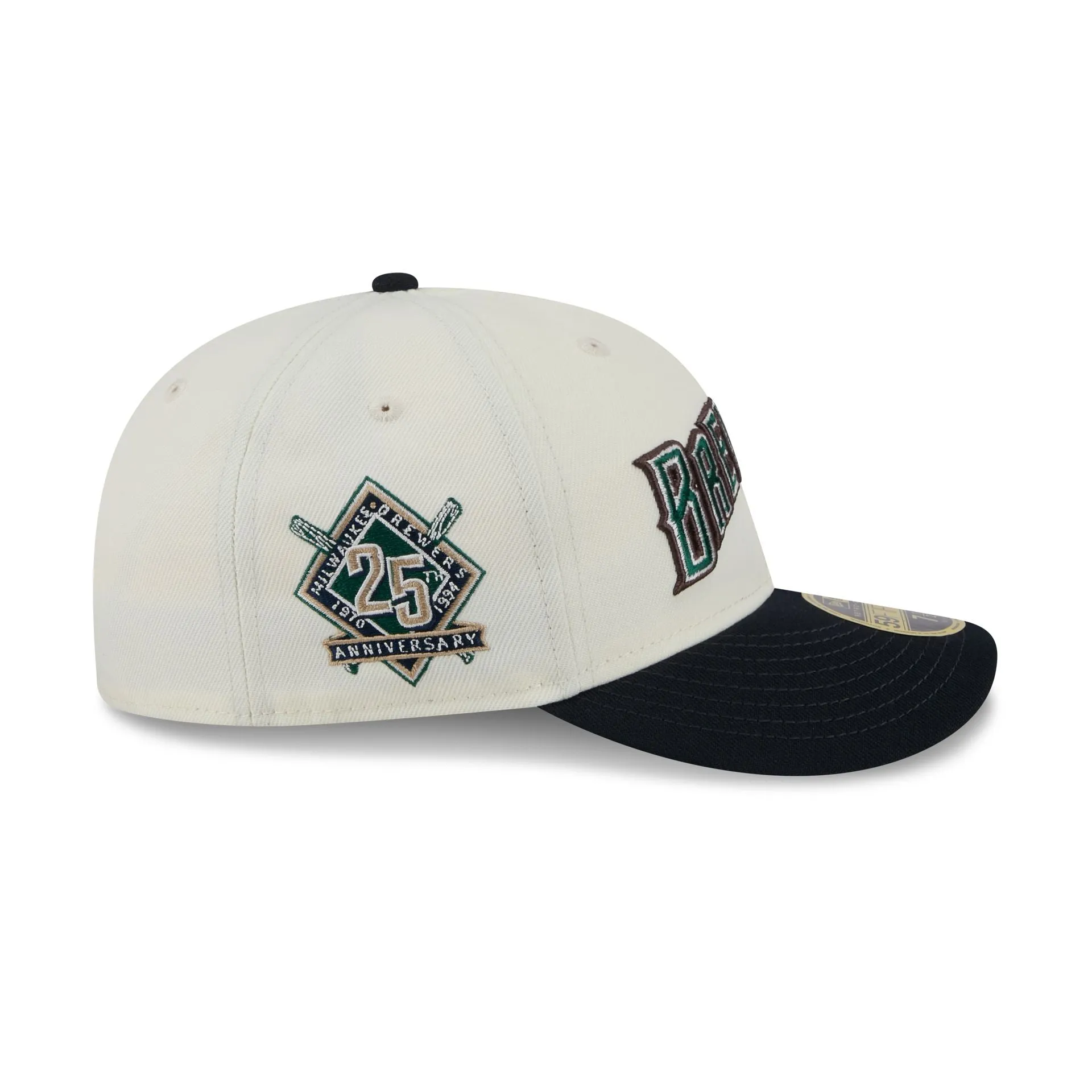Milwaukee Brewers Forest Visor Retro Crown 9FIFTY Adjustable Hat sold by New Era product image thumbnail 4