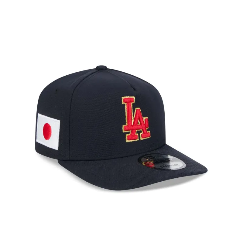 Undefeated x Los Angeles Dodgers Japan 9FIFTY A-Frame Snapback Hat sold by New Era