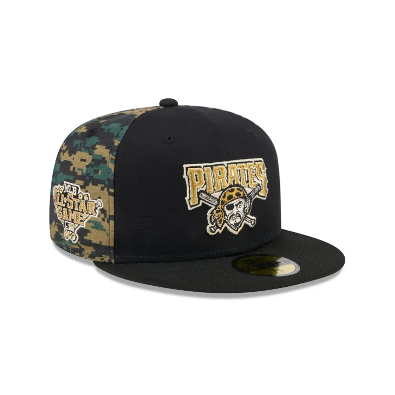 Pittsburgh Pirates Digi Camo 59FIFTY Fitted Hat made by New Era