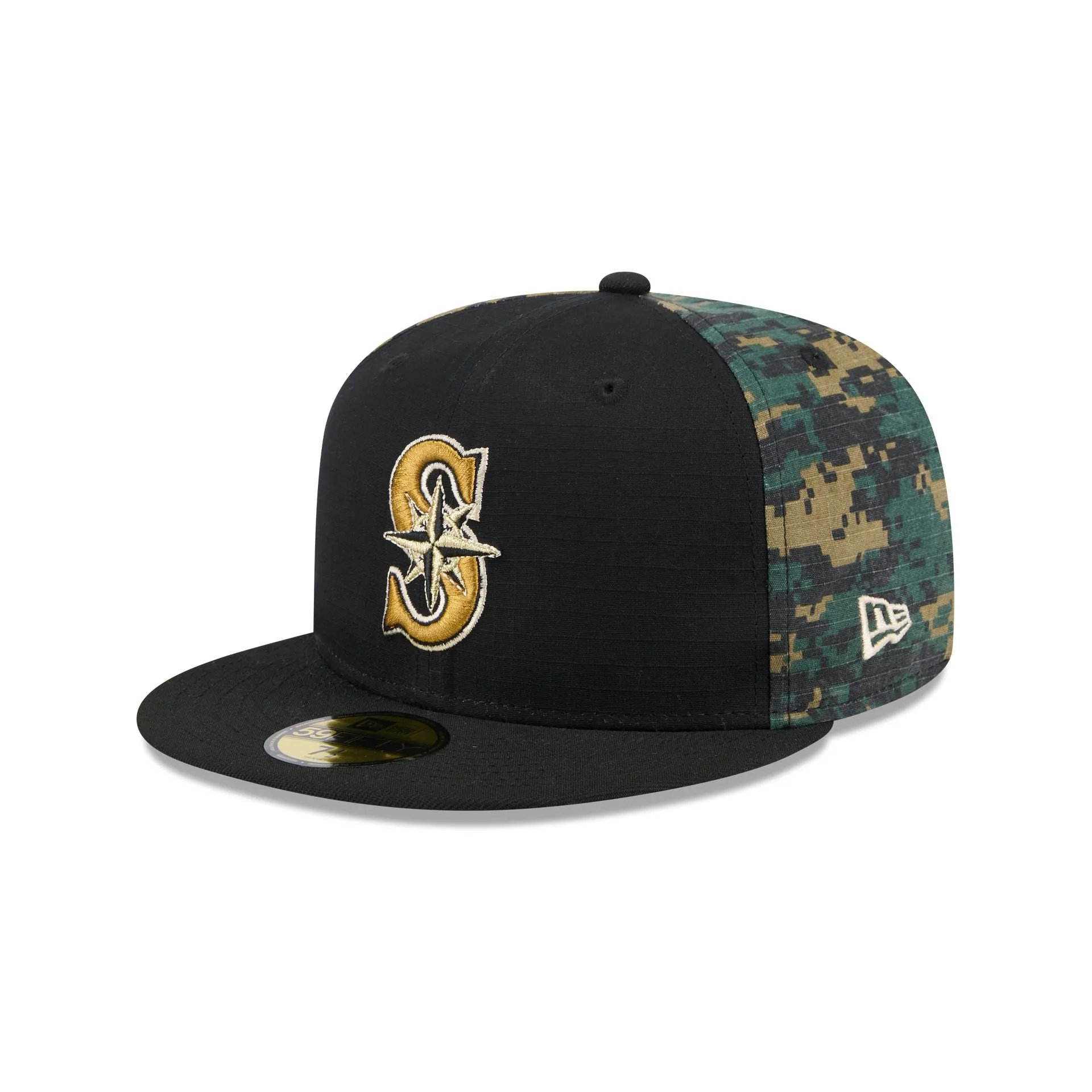 Seattle Mariners Digi Camo 59FIFTY Fitted Hat sold by New Era product image thumbnail 3