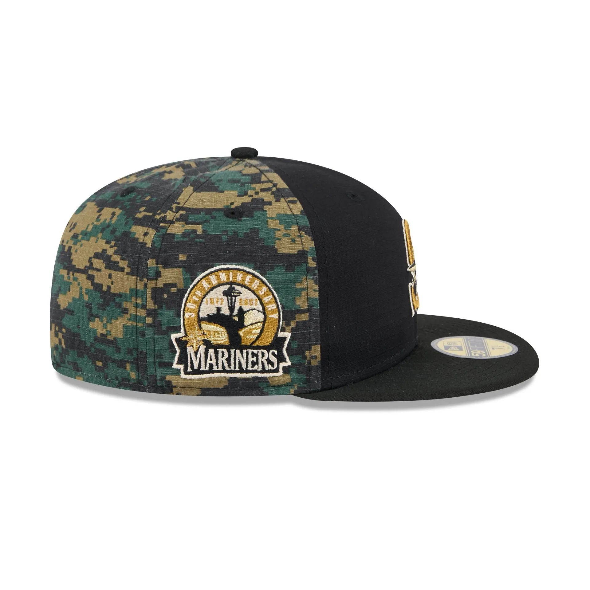 Seattle Mariners Digi Camo 59FIFTY Fitted Hat sold by New Era product image thumbnail 4