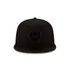 Milwaukee Brewers Black on Black 59FIFTY Fitted Hat sold by New Era