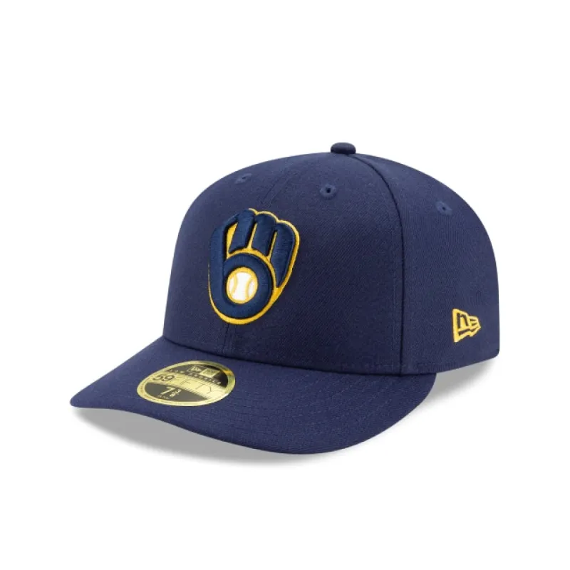 Milwaukee Brewers Authentic Collection Low Profile 59FIFTY Fitted Hat sold by New Era