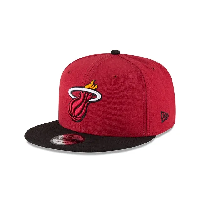 Miami Heat Two Tone 9FIFTY Snapback Hat sold by New Era