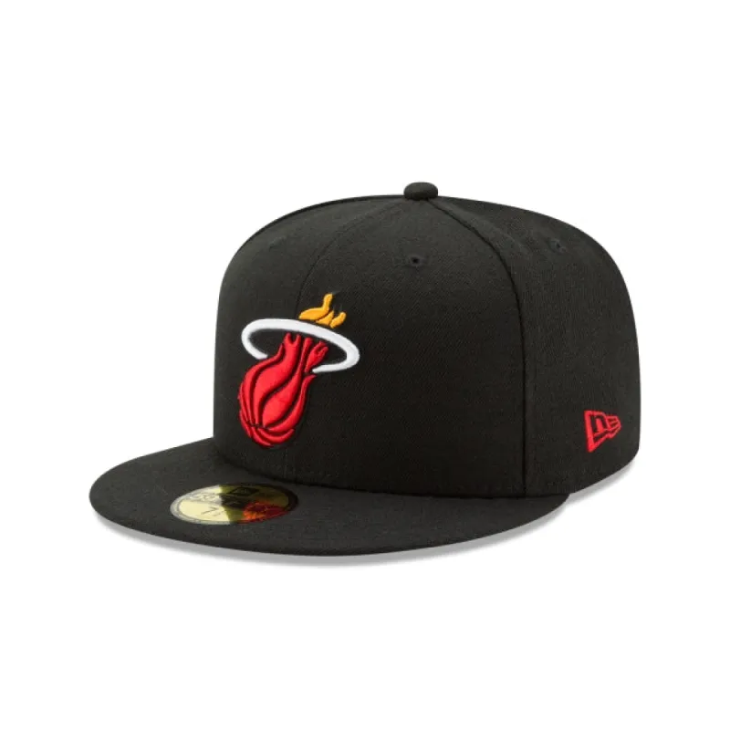 Miami Heat Team Color 59FIFTY Fitted Hat sold by New Era