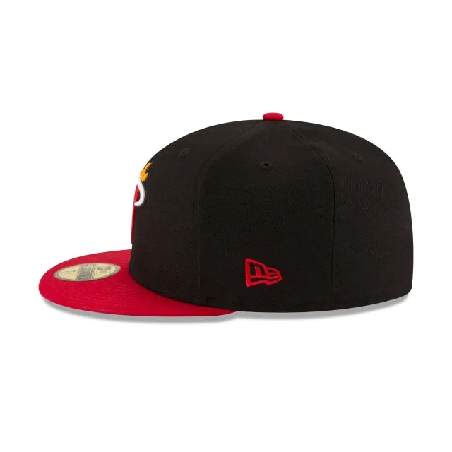 Miami Heat 2Tone 59FIFTY Fitted Hat sold by New Era product image thumbnail 5