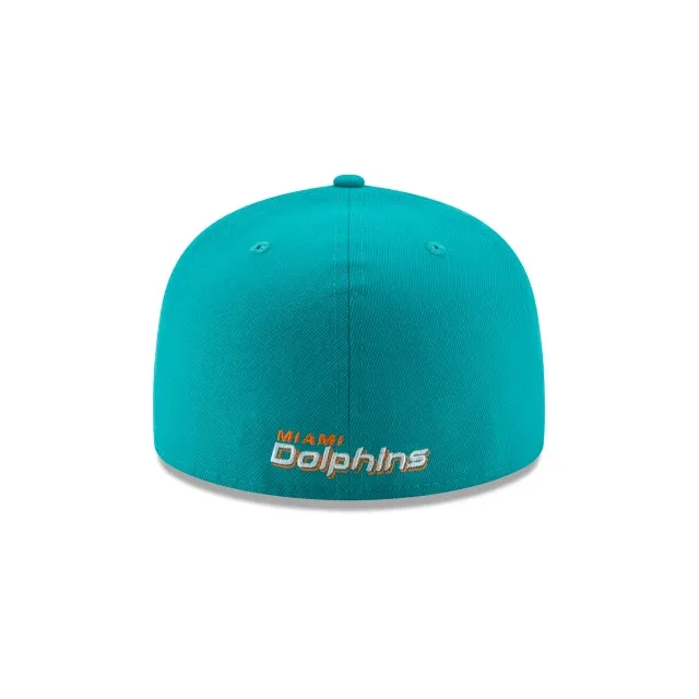 Miami Dolphins Teal 59FIFTY Fitted Hat sold by New Era product image thumbnail 4
