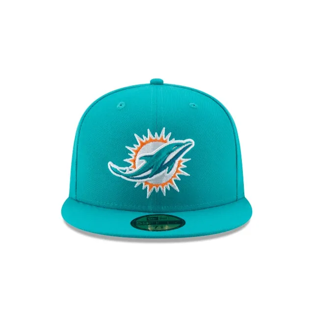 Miami Dolphins Teal 59FIFTY Fitted Hat sold by New Era product image thumbnail 2