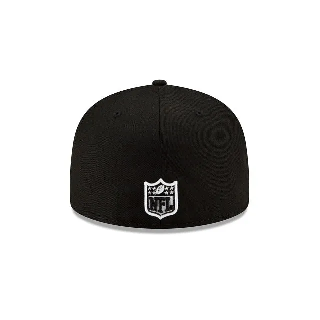 Los Angeles Rams Black and White 59FIFTY Fitted Hat sold by New Era product image thumbnail 4