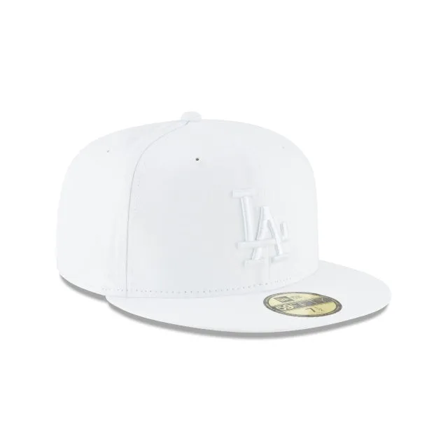 Los Angeles Dodgers Whiteout Basic 59FIFTY Fitted Hat sold by New Era product image thumbnail 3
