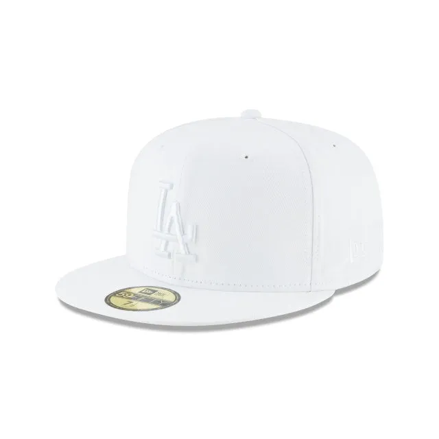Los Angeles Dodgers Whiteout Basic 59FIFTY Fitted Hat sold by New Era