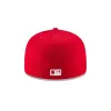 Los Angeles Dodgers Scarlet Basic 59FIFTY Fitted Hat sold by New Era