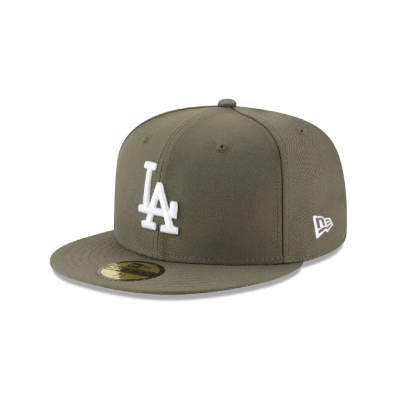 Los Angeles Dodgers Olive 59FIFTY Fitted Hat sold by New Era