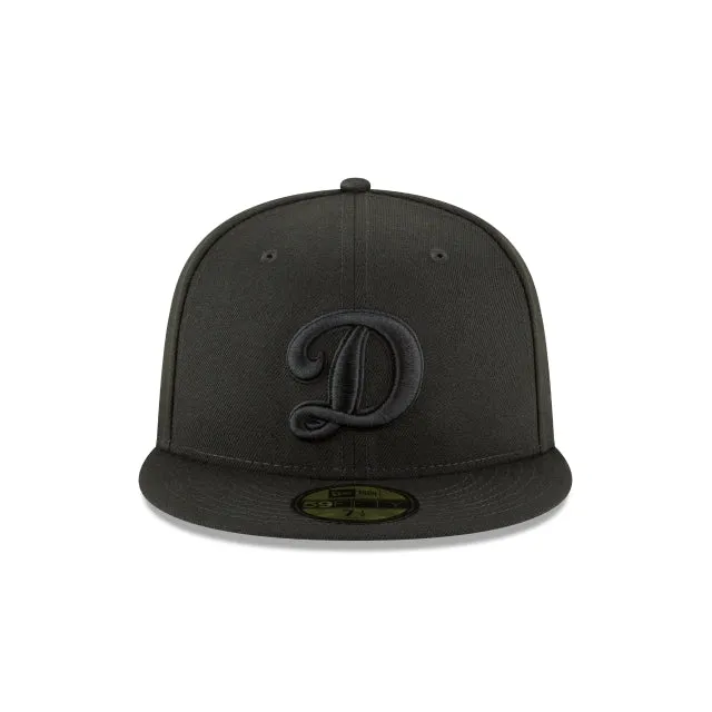 Los Angeles Dodgers Blackout Basic 59FIFTY Fitted Hat sold by New Era product image thumbnail 2