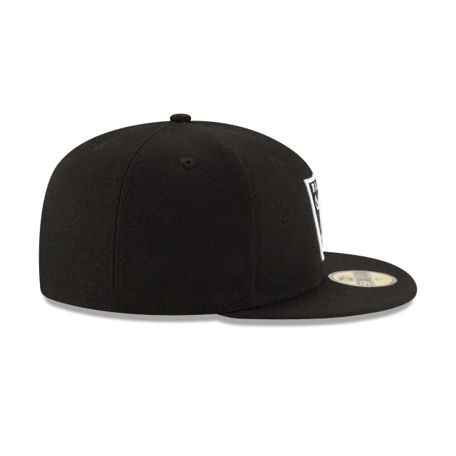 Las Vegas Raiders Black & White 59FIFTY Fitted Hat sold by New Era product image thumbnail 5
