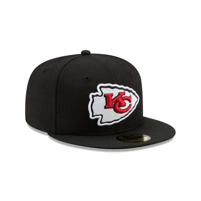 Kansas City Chiefs Black 59FIFTY Fitted Hat sold by New Era product image thumbnail 3