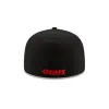 Kansas City Chiefs Black 59FIFTY Fitted Hat sold by New Era