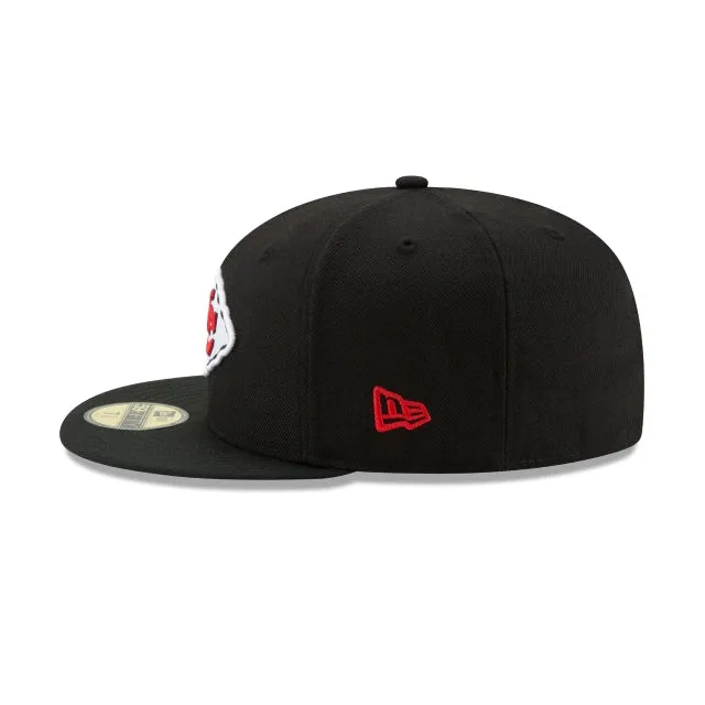 Kansas City Chiefs Black 59FIFTY Fitted Hat sold by New Era product image thumbnail 5