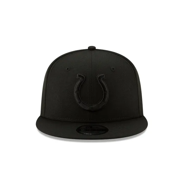 Indianapolis Colts Basic Black On Black 9FIFTY Snapback Hat sold by New Era product image thumbnail 2