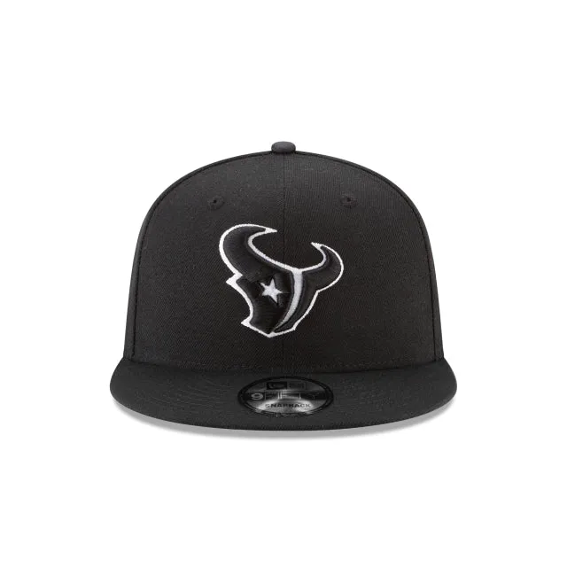 Houston Texans Black and White 9FIFTY Snapback Hat sold by New Era product image thumbnail 2