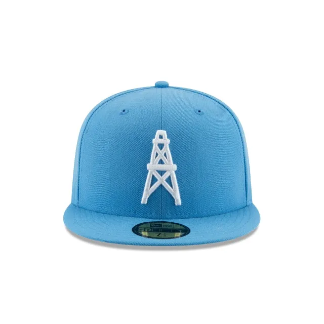 Oilers Basic 59FIFTY Fitted Hat sold by New Era product image thumbnail 2