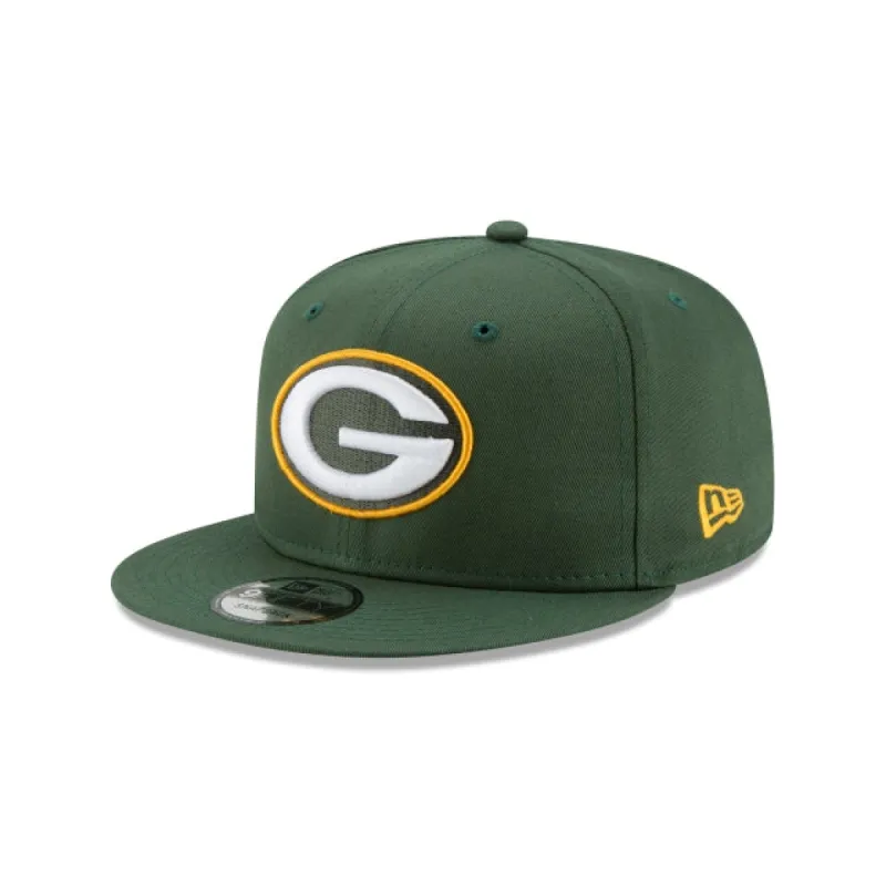 Green Bay Packers Basic 9FIFTY Snapback Hat sold by New Era