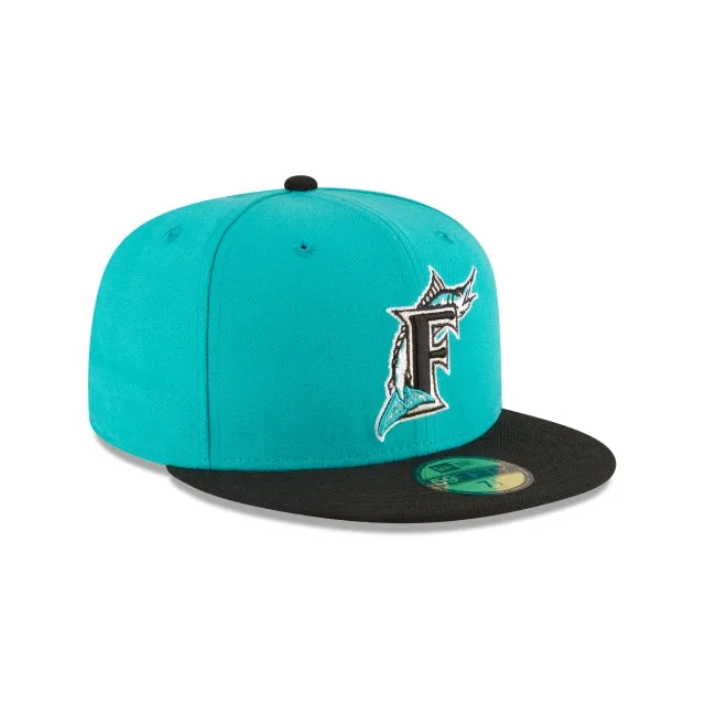 Florida Marlins World Series Teal Wool 59FIFTY Fitted Hat sold by New Era product image thumbnail 3