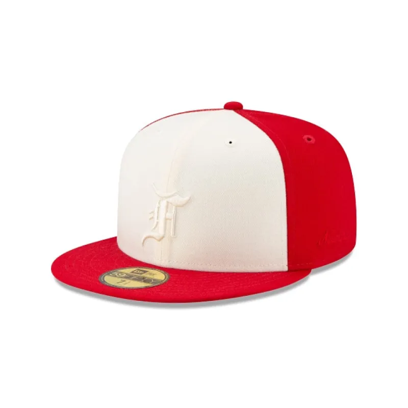 Essentials By Fear Of God Scarlet 59FIFTY Fitted Hat sold by New Era