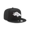 Denver Broncos Black and White 9FIFTY Snapback Hat sold by New Era