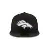 Denver Broncos Black & White 59FIFTY Fitted Hat sold by New Era