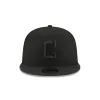 Cleveland Guardians Blackout Basic 9FIFTY Snapback Hat sold by New Era