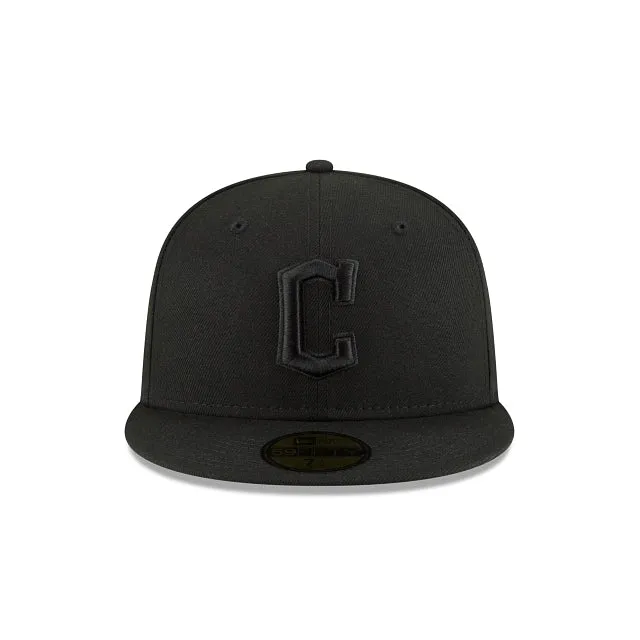 Cleveland Guardians Blackout Basic 59FIFTY Fitted Hat sold by New Era product image thumbnail 2