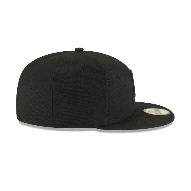 Cleveland Guardians Blackout Basic 59FIFTY Fitted Hat sold by New Era product image thumbnail 5